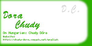 dora chudy business card